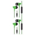 thumbnail image 4 of maskred Phone Music Wired Earphone In -ear Wire Control Cellphone 3 .5mm Plug Earbuds Headset 70cm 2Set, 4 of 6
