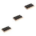 thumbnail image 2 of kurtrusly Wood Earring Card Holder w/ Tray Jewelry Display for Accessory 8 Pair Black 3Set, 2 of 6