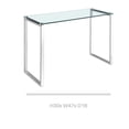 thumbnail image 1 of Gyna console table large glass top with shiny gold legs, 1 of 3