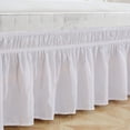 thumbnail image 2 of TOPINCN Elastic Polyester Bed Skirt Ruffle Easy Fit Spread Cover Valance, Elastic Bed Skirt, Bed Skirt, 2 of 8
