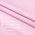 thumbnail image 3 of PiccoCasa Body Pillowcase 300 Thread Count Egyptian Cotton Pillowcase Standard Pink, 3 of 10
