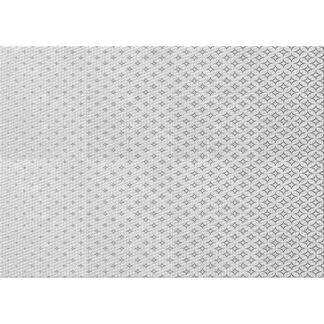 Ahgly Tapis Rectangulaire Lavable en Machine Intérieur Transitionnel Gris Platine, 6 Pieds x 9 Pieds