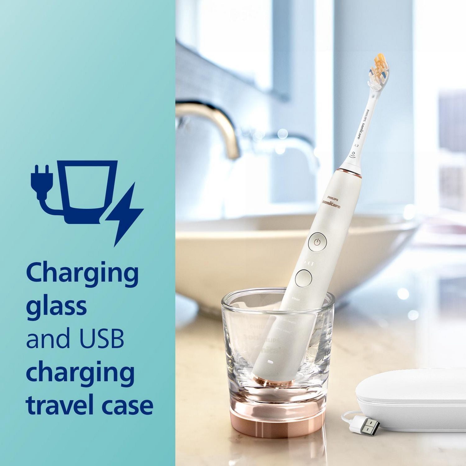 Philips Sonicare DiamondClean Smart 9350 Or Rose, HX9902