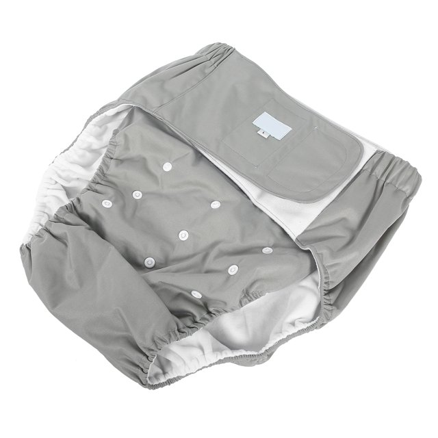 Pantalon d'Incontinence, Adulte, Nuit Très Absorbant Lavable pour Patients Femmes Hommes 501 Gris