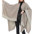 thumbnail image 1 of Mode Automne pour Femmes Pashmina Châle Cape Chandail Tricot Cardigan Foulard, 1 of 7