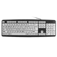 thumbnail image 1 of Czzoypi Large Print Keyboard for Visually Impaired, USB Wired Big Key Keyboard with Spill-Resistant Design, Elderly Senior Easy to See Computer Keyboard for Office Home Use, White, 1 of 2