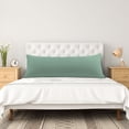 thumbnail image 3 of PiccoCasa Brushed Microfiber Pillowcase Body Pillow Pillowcase, Queen Spa Blue, 3 of 9