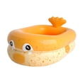 thumbnail image 1 of S SERENABLE Inflatable Pool Easy Setup Kiddie Swimming Pool for Home Indoor Outside Lawn 110cm Orange, 1 of 9