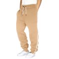 thumbnail image 1 of asjyhkr Sweatpants for Men Elastic Waist Drawstring Side Striped Jogger Casual Solid Color Running Gym Workout Pants with Pockets, 1 of 3