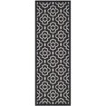 thumbnail image 1 of Safavieh Courtyard Black Indoor Outdoor Rug - Runner 2'3" x 6'7", 1 of 1