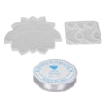 thumbnail image 3 of Silicone DIY , Silicone Pendant Casting  String Flower Shaped Smoothly Surfaces  For Decoration, 3 of 8