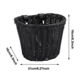 thumbnail image 2 of Rack Storage and DecorFront Handwoven Bike Handlebar Organizer for Living Room Bedroom and Entryway, 2 of 5