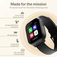 thumbnail image 3 of JrTrack 5 Kids Smart Watch by Cosmo | Best Kid-Safe Phone Watch | Precision Real-Time GPS Tracking | Call, Text, Activity, School, 3 of 8