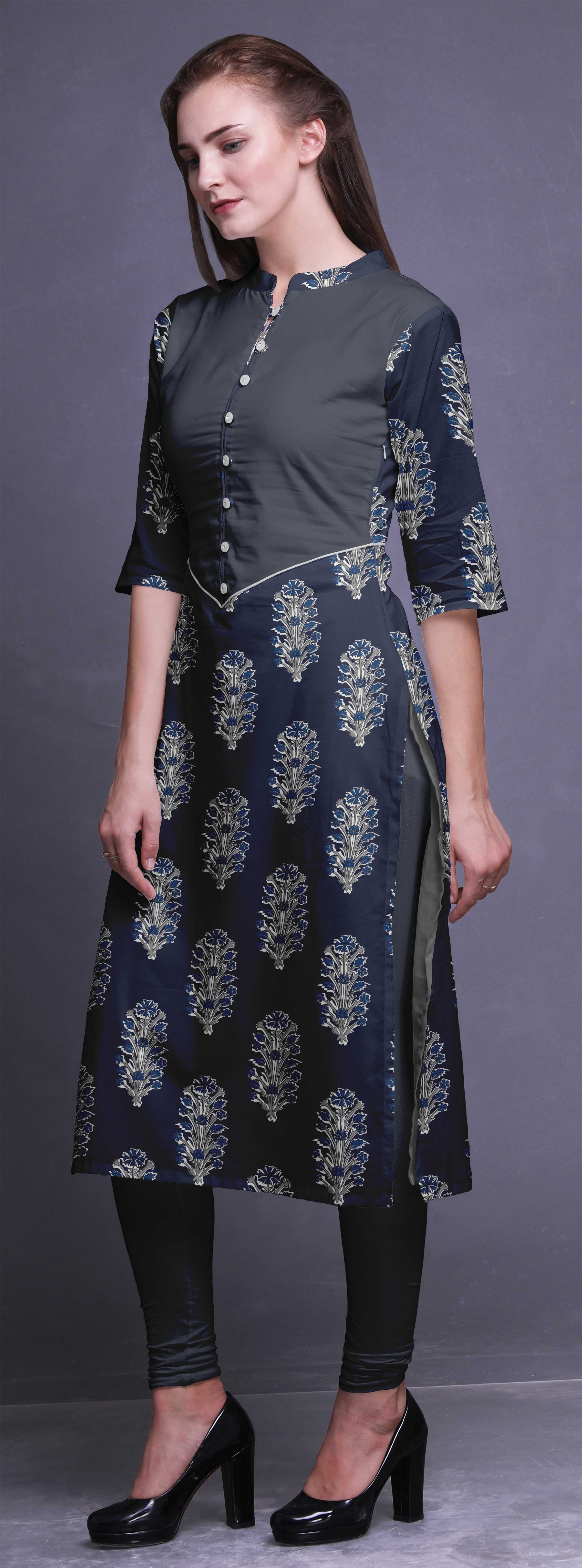 Bimba Straight Tunic Dresses For Women Printed SummerKurti