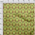 thumbnail image 2 of oneOone Tissu Jersey Viscose Style Argyle Imprimé Ikat BTY 60 Pouces de Large, 2 of 5