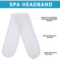 thumbnail image 2 of Shisuyan 3 Pcs Bandeau Absorbant l'Humidité pour Femmes Usage Quotidien Pratique Attache Cheveux Blanc, 2 of 9