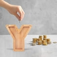 thumbnail image 5 of Dvkptbk Piggy Bank Personalized Wooden Name Money Box Wooden Deposit Box Twenty Six English Letters Home Decor, 5 of 5
