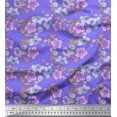 thumbnail image 1 of Soimoi Rayon Fabric Leaves & Buttercup Floral Print Sewing Fabric Yard 56 Inch Wide, 1 of 3