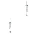 thumbnail image 1 of mmirethe Multiple Styles And Colors Wind Chimes For Wide Application Unique Style Wind Chime Pendant gray锛坮oundwood锛?2Set, 1 of 6