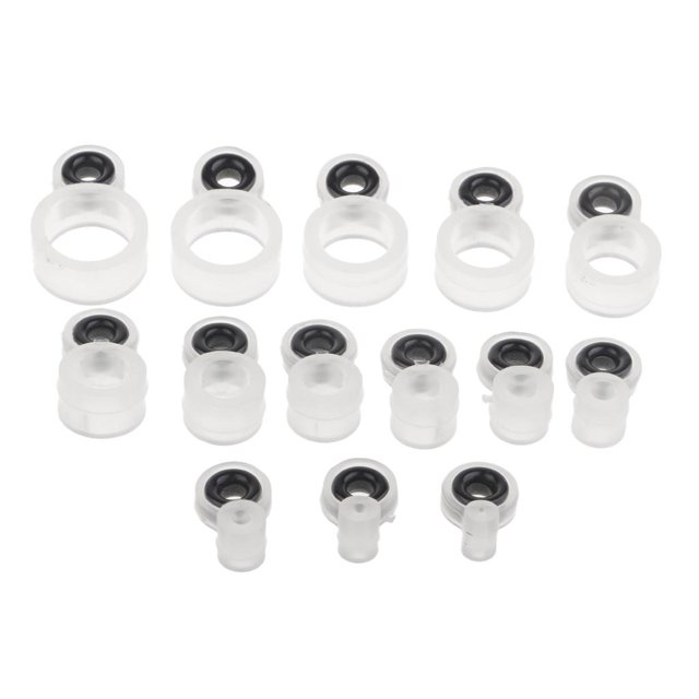 14pc Lumineux Tige de Pêche en Silicone S Conseils Réparation Mixte 14 Tailles