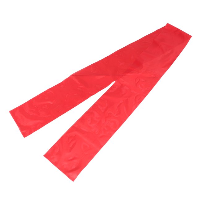 HONMEET 2 Pcs Ruban de Danse Classique en Soie Rouge avec Frappes Puissantes pour Danseurs