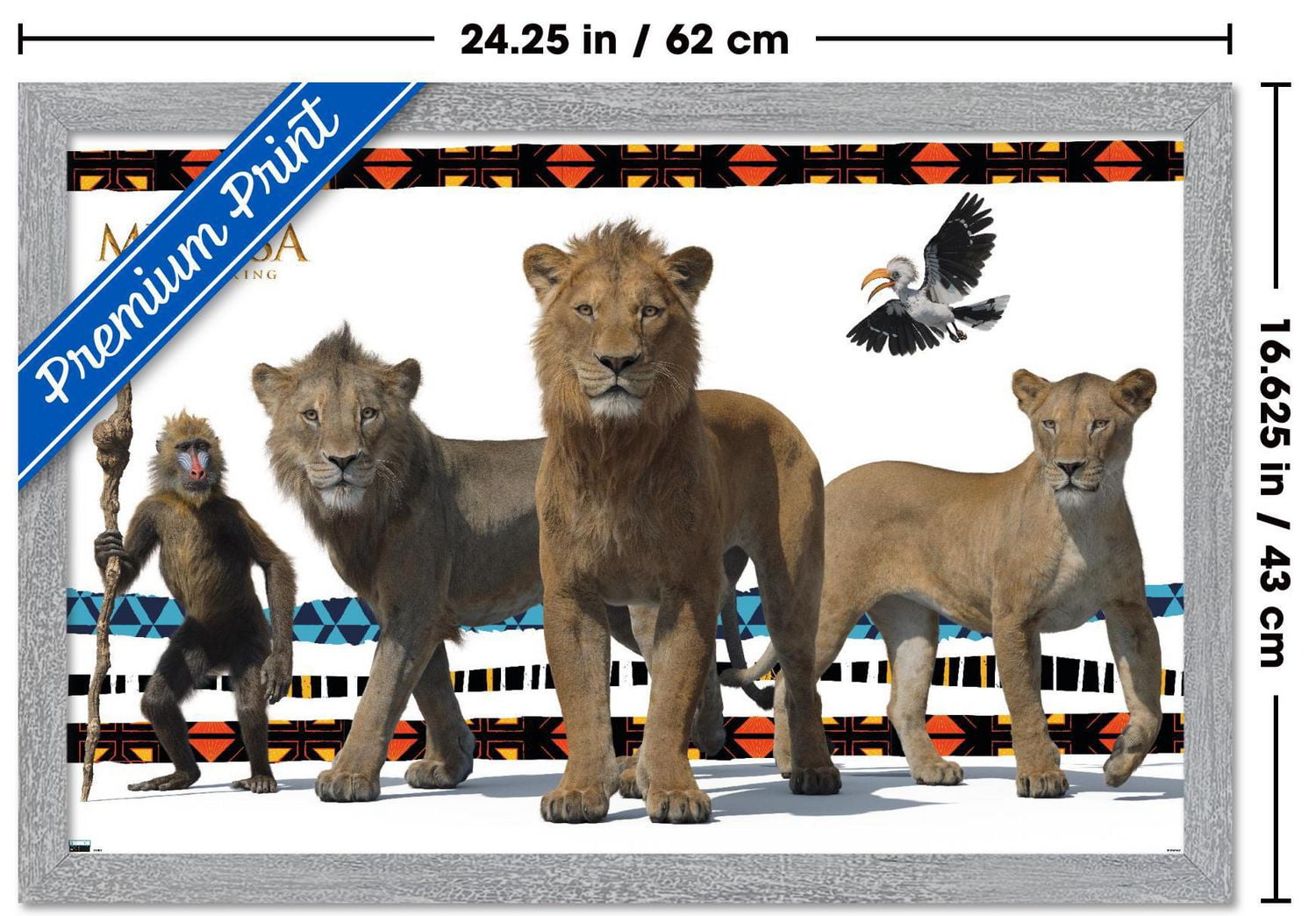 Disney Mufasa: The Lion King - Group Wall Poster