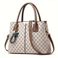 thumbnail image 1 of Trendy Crocodile Print Tote Bag, Large Capacity Multi-pocket Shoulder Bag, Perfect, 1 of 5
