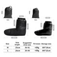 thumbnail image 3 of Down Filled Foot Cover Boots Winter Down High Top Socks Waterproof Duck Down Booties Drawstring Closure Down Filled Foot Cover Boots For Indoor Or Outdoor, 3 of 8
