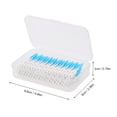 thumbnail image 3 of 160pcs Double-ended Toothpick Soft Silicone Tooth Picks Floss Interdental Brush Stick Hygiene Tools, 3 of 7
