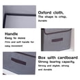 thumbnail image 4 of Small Storage Bins with Lids Storage Box, Toy Closet Storage Box, Quilt Storage Box, Clothes Storage Box, 2 Pcs，A Large and A Small Toy Storage Bins with Lids Small Storage Box with Lid, 4 of 6