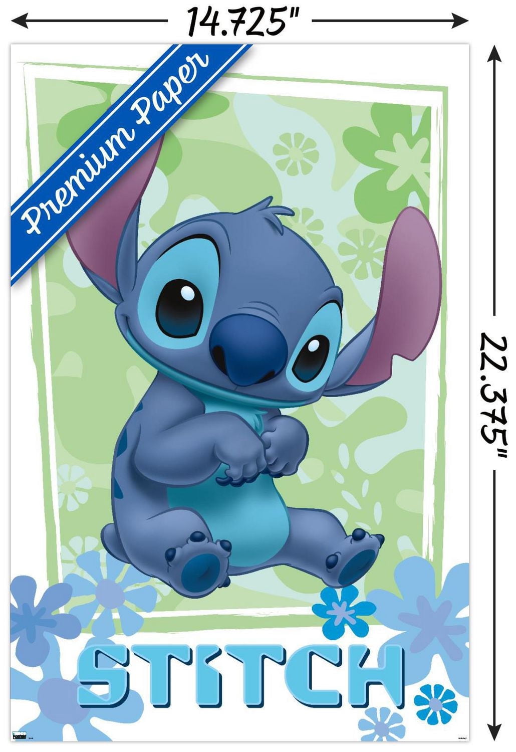 Disney Lilo and Stitch - Flowers Wall Poster