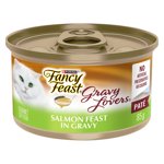 Fancy Feast Gravy Lovers Paté Salmon Feast in Gravy, Wet Cat Food 85 g