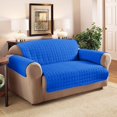 thumbnail image 2 of DOLITY Protège-Meubles Matelassé Housse de Siège de Sofa - Siège Bleu Marine, 2 of 9