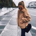 thumbnail image 2 of Veste Fausse à Revers à Manches Longues pour Femme, Parka d'Hiver Aguichant, Veste Mode, 2 of 5