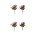 thumbnail image 3 of ZheElen 2pcs Artificial Silk Daisy Flowers Low Maintenance And For Home Faux Flowers purple 2Set, 3 of 6