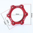 thumbnail image 1 of Adaptateur de Bride de Moyeu à Vis Rotative de Bicyclette 44 mm, Base de Disque de Frein/rotor, 1 of 6