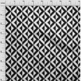 thumbnail image 4 of oneOone Cotton Poplin Twill Black Fabric Geometric Sewing Craft Projects Fabric Prints By Yard 56 Inch Wide, 4 of 4