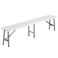 thumbnail image 1 of Banc Pliant Mainstays 6pi Blanc, 1 of 4