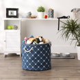 thumbnail image 3 of Design Imports CAMZ14234 Bac Rond en Polyester Treillis Patte pour Animaux, Marine, 3 of 4