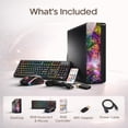 thumbnail image 4 of Ordinateur de Bureau de Jeu - GeForce GT1030 2 Go DDR5, Intel Core i5 3,20 GHz, 16 Go DDR4 RAM, 256 Go SSD, Wi-Fi, Bluetooth, Windows 11 Pro (Grade A), 4 of 5