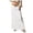 White, variant on Women Vintage Denim Maxi Skirt Hem High Waist A Line Long Jean Skirt Skirt Black M