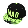 thumbnail image 1 of TIEVOSA Trend Hat Snapback Cap Kid Boys Girls Letters Baseball Caps Flat Hop Cap(Green), 1 of 1