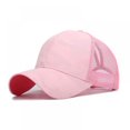 thumbnail image 1 of MesaSe Sunshade Breathable Cotton Ponytail Hat Baseball Cap With Adjustable Back Closure, 1 of 7