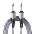 thumbnail image 4 of 10ft Professional Guitar Cable with 1/4 Inch Male Connectors, Waterproof and Pressure-Resistant Audio Line in Silver, Ideal for Musicians and Performers, 4 of 6