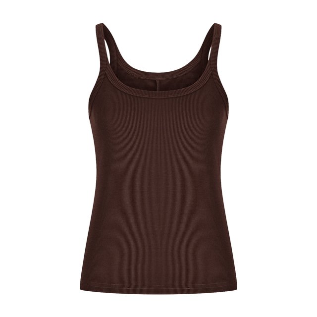 Yuyuzo Plus Size Tank Tops for Women Ribbed Knit Sleeveless Crop Tops Round Neck Slim Fitted Soft Base Layer Camis Tees