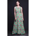 thumbnail image 2 of Bimba Robe Longue Maxi à Imprimé Floral pour Femmes, Tenue de Villégiature, Robe de Soirée - Moyen, 2 of 5
