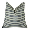 thumbnail image 1 of Plutus Stone Manor Indigo Handmade Throw Pillow, (Double sided 22" x 22"), 1 of 2