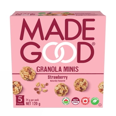 MadeGood Fraise Minis Granola 5 Barres