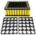 thumbnail image 3 of 4pcs 186 50 4x5 Battery holder Stand Plastic frame bracket holding battery packs, 3 of 9