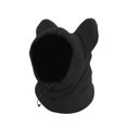 thumbnail image 4 of MERIGLARE Dog Winter Ear Muffs Hat Adjustable Headwear Soft Dog Snood for Dogs Pets Outdro Black XL, 4 of 9